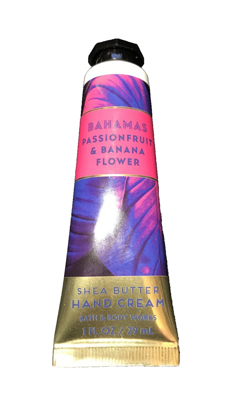 Bath & Body Works Bahamas Passionfruit Banana Flower Shea Hand Cream Lotion New